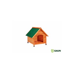 Caseta madera techo 2 aguas pequeña