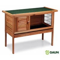 Caseta madera conejos modelo Malta, de gaun 